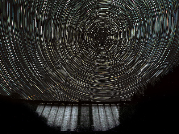Claerwen Dam Startrails