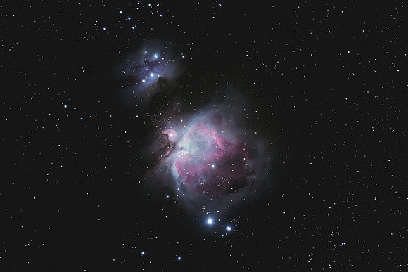 Orion and Running Man Nebulae