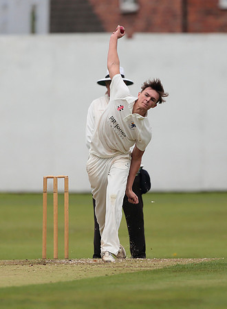 Macclesfield bowler Tom Key