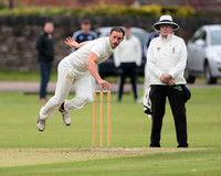 Macclesfield bowler Ollie Marsden