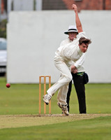 Macclesfield bowler Tom Key