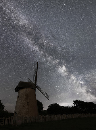 Windmill and Milky Way