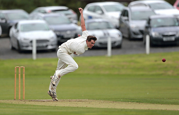 Macclesfield fast bowler Tom Key